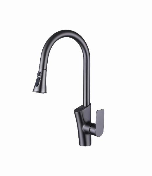 VÒI RỬA CHÉN NIKEN XÁM NÓNG LẠNH LUCKY AD-166